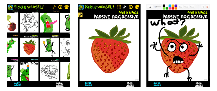 PickleWeasel Guess-Games screenshots.